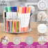 ALL ABOUT ACRYLICS 360 Acrylic Marker Organizer - Multipurpose Rotating Holder for Pencil, Pen, Makeup Brushes, Crayon