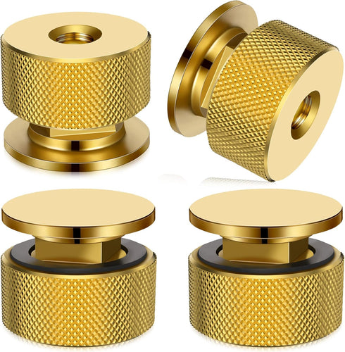 Welding Hood Helmet Fasteners, 2 Pairs Aluminum Headgear Replacement Parts, Nonslip Silicone Washer, Flip Hood Screws