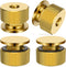 Welding Hood Helmet Fasteners, 2 Pairs Aluminum Headgear Replacement Parts, Nonslip Silicone Washer, Flip Hood Screws
