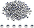 200 Pieces M3 x 0.5mm 304 Stainless Steel Self-Lock Nylon Inserted Hex Lock Nuts