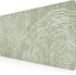 iCasso Desk Cover Mat Green,Extra Large Mouse Pad for Laptop,Anti-Slip Keyboard Pad with Stitched Edges,Cute Girly