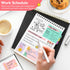 Sticky Notes Set, Post Self-Stick Notes Pads for Journaling, Office Supplies, College Essentials for High School