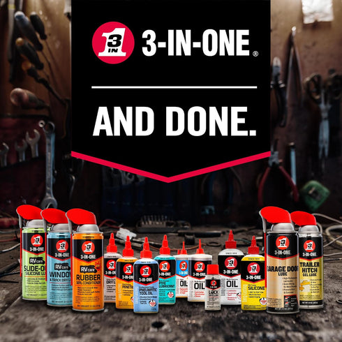 3-IN-ONE 2 11 OZ Garage Door Lubricant with SMART STRAW SPRAYS WAYS