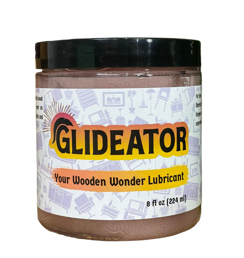 Glideator Wood Lubricant for Drawers, Doors, Hinges and More! DIY (8 oz)