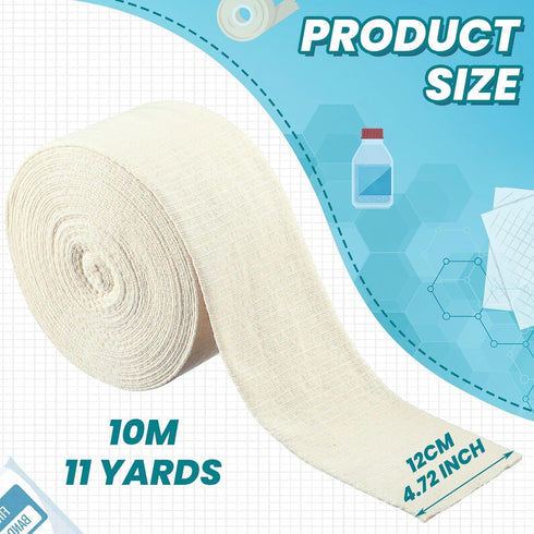 Absorbent(5 Inch 11 Tondiamo Cotton Tubular Stockinette Gauze Roll Tubular Arm Stocking Elastic Leg Stockinette Tubing