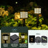 Lights,12 Pack SOLPEX Solar Outdoor Solar Path Lights, Walkway Lights Outdoor, Garden Light, Solar-Powered Pathway