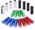FASTPRO 20-Pack Aluminum 6-LED Flashlights Set with Lanyard and AAA Batteries Included