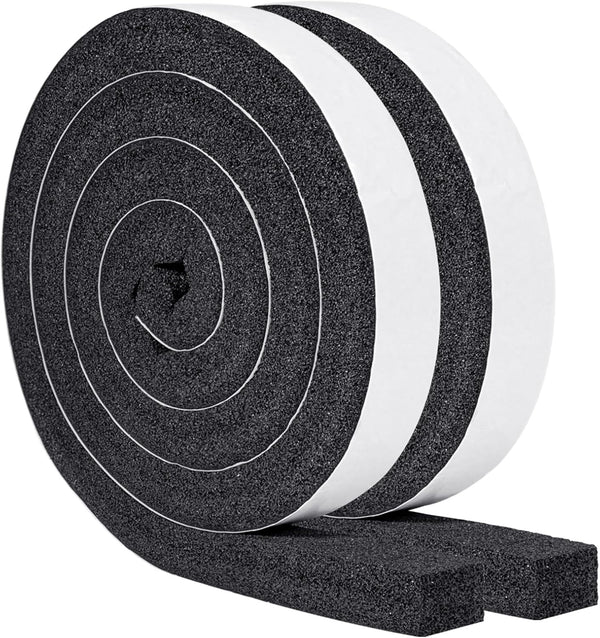 Yotache Air Conditioner Window Seal Kit, 1"x1" Weather Stripping Foam Tape for AC Windows & Door Insulation