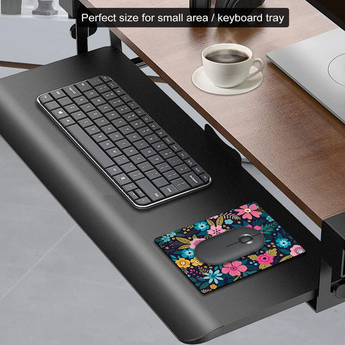 Small Mouse Pad - Cute Mini Mouse Pads for Wireless Mouse and Laptop, Portable Waterproof Mouse Mat (5.5 x 7 in)