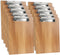 HUAJIE 10 Pack A5 Clipboard, Wood Clipboards Hardboard with Low Profile Clip for Office, School, Classroom Supplies