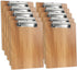 HUAJIE 10 Pack A5 Clipboard, Wood Clipboards Hardboard with Low Profile Clip for Office, School, Classroom Supplies