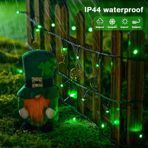 200 66ft 8 JMEXSUSS LED Christmas Lights Outdoor, Connectable Green String Lights Plug in, Modes Waterproof Green