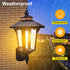 3 2 Solar Wall Lights Outdoor with Lighting Modes & Motion Sensor, Dusk to Dawn LED Wall Lantern Porch Sconce