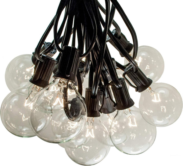 Hometown Evolution, Inc. 10 Foot Patio String Lights with G50 2" Clear