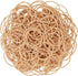 Rubber Bands Size 16, Light Brown, 600 Pcs for Office Supplies and File Folders