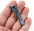 2 Packs Titanium Deep Carry Pocket Clip for Spyderco Para 3, Paramilitary 2, Smock, Delica, Endura and More Models Knives, Colorful Crackle Pattern Pocket Clip with 6 Pieces Screws by A.I.FORCE