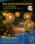 2 Pack 150Leds Solar Garden Lights Outdoor Yard Decorations, Pathway Lights Stake, Fairy Firework Light for Garden