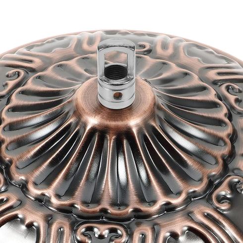 SAFIGLE 10pcs M10 Iron Ceiling Loop Eye Nuts Heavy Duty Hanging Light Fixture Rings for Pendant Lamps and Chandeliers