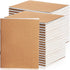 Epakh 100 Pack Mini Kraft Paper Notebook, Unlined Pocket Kraft Notebook, 48 Pages, 4.25 x 5.5 Inch Travel Journal