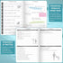 Clever Fox Budget Planner - Expense Tracker Notebook, Monthly Budgeting Organizer, A5 (Teal)