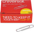 Universal 72240 Nonskid Paper Clips, Jumbo Wire, Silver, 1000/Pack