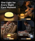 1800K Dimmable Baby Night Light No Blue Light, Nursery Night Egg Light for Breastfeeding,Amber BPA-Free Silicone Lamp