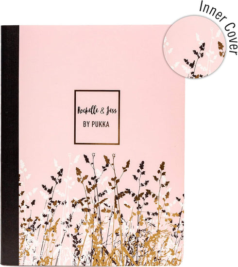 Pukka Pad, Composition Notebooks - 3 Pack of Journals Featuring 140 Pages of College Ruled 80GSM Paper with Sturdy