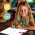 SCRIBBLEDO Venn Diagram Chart Math Practice, 9”x12” Small White Board Dry Erase Sheets for Classroom Pack 10 Sheets