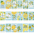 Geyee 36 Pieces Mini Notebooks, Lemon Pocket Notepads, Small Motivational Journals for Office School Travel Supplies