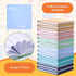 Ireer 24 Pcs Colorful Hardcover Blank Book Bulk, 5 x 5 Inch, 72 Pages, Sketchbooks for Kids to Write Stories