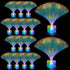 Amylove 16 Pcs Mini Fiber Optic Lamp Bulk LED Light Color Changing