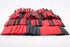 SummitLink 428 Pcs Red Black Assorted Heat Shrink Tube Set, 10 Sizes Tubing Wrap Sleeve Combo