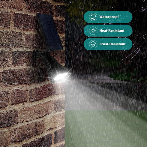2-in-1 (2 Pack) URPOWER Solar Lights Outdoor Waterproof Solar Spotlight Auto On/Off Wall Lights Pathway Lights