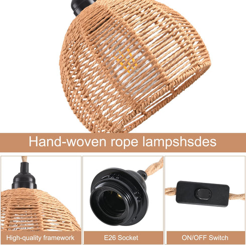 KENMI Farmhouse Pendant Lighting,Chandelier Industrial Pendant Light, Modern Kitchen Island Lights Fixtures Ceiling