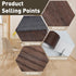 2.4 inch 50ft Wood Grain Repair Tape, X Self Adhesive Dark Walnut Grain Repair Patch for Tables, Chairs, Baseboards