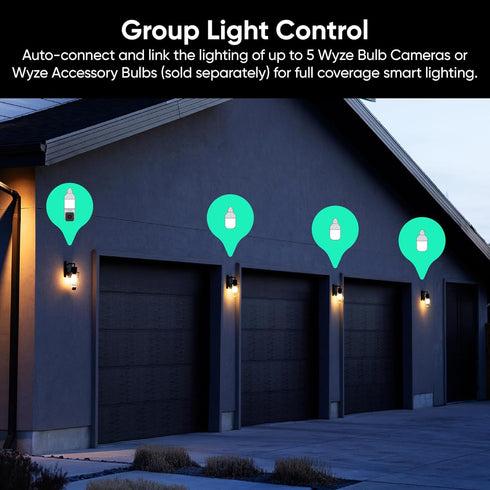 Bulb Bulb Dimmable 800 Bulb, 3000K, E26 WYZE Accessory (WYZE Cam Required), Lumens LED Soft White Base, Bluetooth