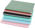 Yansanido 6 Pcs A5 Spiral Notebook, Thick Plastic Hardcover, 8mm Ruled, 80 Sheets - 160 Pages in 6 Colors