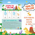 EUUBIRD 10 280 Dinosaur Potty Training Chart for Toddlers, Potty Training Sticker Charts with Reward Stickers, Potty