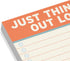 Knock Knock Thinking Out Loud Large Sticky Notes (4 x 4-inches) (Pack of 1)