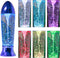 YAKii 10.5" Tornado Lamp, LED Color Changing Tornado Maker Science Toy, Battery/USB Operated (Blue)