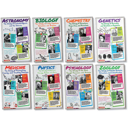 North Star Teacher Resource Bulletin Board Set Scientists