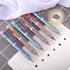 EEOYU 23 Pack Multicolor Pens - 0.5mm 6-in-1 Retractable Ballpoint Pens with Transparent Barrel for Office School