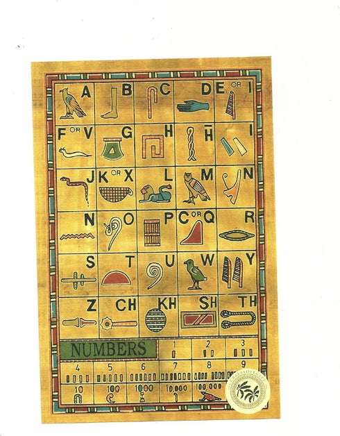 Egyptian Papyrus Blank Paper Set of 20 Sheets for Teaching Ancient Hieroglyphic History, 8x12in (20x30cm) Scrapbooking