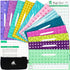 Clever Fox Cash Envelopes for Budgeting System - Tear and Water Resistant, Includes Carry Pouch & 12 Budget Sheets