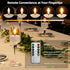 12Pcs Rechargeable Flameless Tea Lights Candles with Charging Station Battery Tea Lights Candles with Remote & Timer