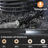 UNIOJO 5.2mm IP67 4.3" 1080P 8 32GB Borescope, Endoscope Camera with Light, Waterproof Sewer Camera with LCD Screen, HD