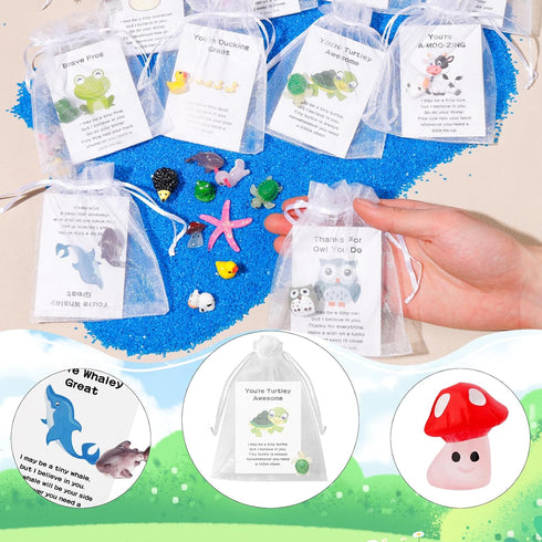 QAUYETM 200 Set Set Employee Appreciation Gifts Bulk for Coworkers Staff - Teacher Appreciation Bulk Resin Gifts