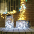 12 Pack 30 Solar Mason Jar Lights, LED Waterproof Lid Light with Hangers (No Jar), Fairy Firefly Outdoor String Lights