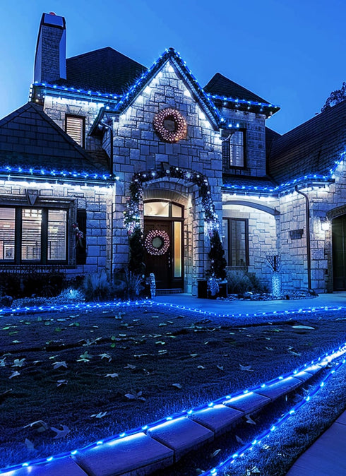 39FT 100 8 Brightown Solar String Lights Outdoor, LED Rope Lights Solar Powered with Lighting Modes, Waterproof Solar