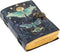 TUZECH Book of Spells Leather Bound Journal, Luna Moths, Deckle Edge Paper, Antique Vintage Notebook